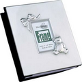 Elegance Pewter Finish Baby Album w/ Picture Frame Front